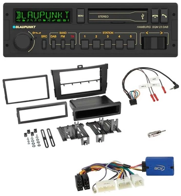 Blaupunkt USB DAB Bluetooth Lenkrad Autoradio für Toyota Corolla 2009-2013 schwa - Bild 1 von 4