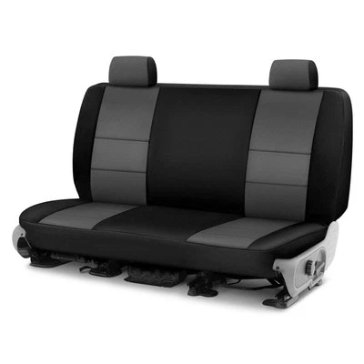 For Cadillac CTS 03-07 Seat Cover CR-Grade Neoprene 2nd Row Black & Medium Gray — 第 1/4 张图片