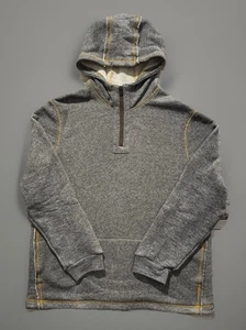 Sudadera con Capucha Sartorial Carbono 2 Cobalto Para Hombres Talla L 1/4 Cremallera Suéter Gris Espiga - Imagen 1 de 13