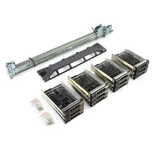 Dell PowerEdge R720xd / R730xd 12B Upgrade Kit: Sliding Rails + Bezel + Caddies - Picture 1 of 4