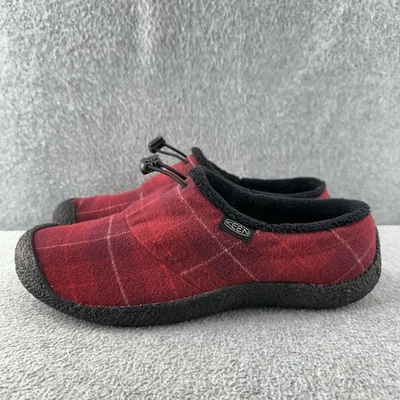 Keen Howser III Slide Slippers Slip On Shoes Women's Size 11 Red Plaid Mule Clog - Image 1 of 4
