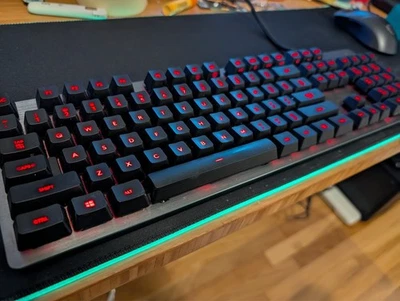 Logitech G413 Mechanical Gaming Keyboard - Backlit Red - Wired - Used - Image 1 of 2