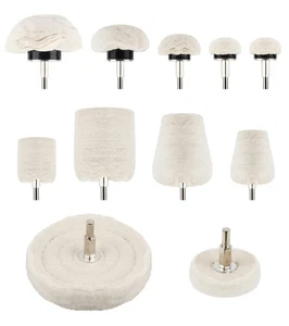 11pcs Buffing Wheel for Drill, Polishing for Drill with 0.25" Hex Shafts, Cot... - Picture 1 of 7
