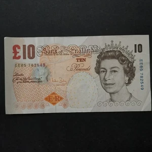 BILLET CIRCULE 10 POUNDS 2004 2011 AB ELIZABETH II / CHARLES DARWIN / ROYAUME UN - Picture 1 of 2