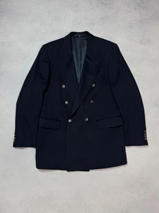 Lanficio Colombo Urban Vintage 90s Double Breasted Blazer Jacket Mens Size 54 - Picture 1 of 15