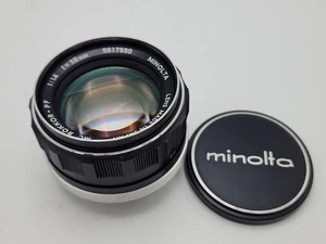 Minolta MC Rokkor-PF 58mm F1.4 Prime Lens for Minolta MD Mount SLR Cameras - Picture 1 of 11