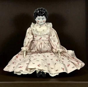 Muñeca Antigua Cabeza China Pies Pintados a Mano, Ropa Hecha por Artista en Años 60 - Imagen 1 de 15