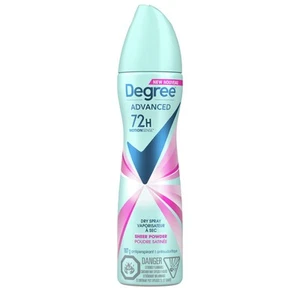 Degree Antiperspirant Deodorant Dry Spray Sheer Powder 72-Hour 12 Pack - Picture 1 of 1