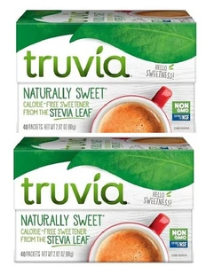 Truvia Stevia Sweetener Packets 2 Pack - Picture 1 of 2