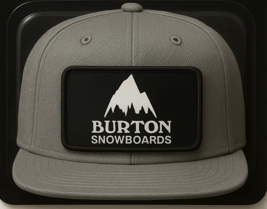 Patch de metal removível Burton Snowboards, Snapback - Imagem 1 de 1