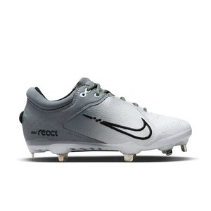 Nike Nike Hyperdiamond 4 Elite Low Metal Softball Cleats GRAY | BLACK SZ 11 - Picture 1 of 1