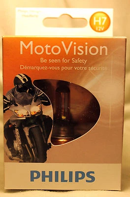  Philips H7 Kawasaki KLR650 Ninja650R Versys Ninja250 08 09 10 11 Headlight Bulb - Image 1 of 4