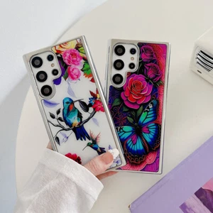 Plating For Samsung Galaxy S23 Ultra S22 A13 Shockproof Case Cover Silicone - Picture 1 of 11