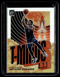 2021 Donruss Optic Anthony Edwards #11 T-Minus 3...2...1... Holo - Foto 1 di 2