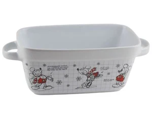 Disney Mickey Mouse Sketchbook Rectangular Baker Baking Loaf Bread Pan Holiday - Picture 1 of 2