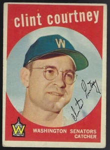 Tarjeta de béisbol 1959 Topps - #483 Clint Courtney Washington Senators Catcher - Imagen 1 de 2
