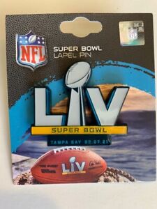 SUPER BOWL LV 55 ENAMEL LOGO PIN BUCCANEERS CHIEFS BEST QUALITY! IN STOCK!! 
