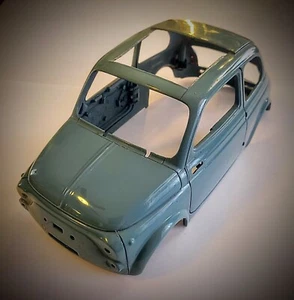 PARTS - 1/18 Fiat 500 Giardiniera - BODY ONLY - 1964 Cenere Blue - Picture 1 of 4