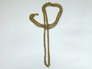 Vintage Joan Rivers Gold Tone Double Link Chain 30" long - Picture 1 of 3
