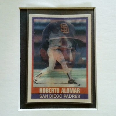 #20 Roberto Alomar 1989 Sportflics Base Card San Diego Padres - Image 1 of 2
