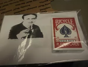 Dai Vernon the Trick That Fooled Houdini Gimmick & Deck Included Red Bicycle - Picture 1 of 2