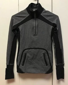IVIVVA By Lululemon Speed Seeker Herringbone 1/4 Zip Rulu Pullover Cuffin KID 10 - Picture 1 of 12