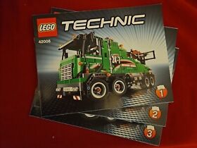 LEGO 42008 TECHNIC Service Truck Instructions Booklets Only