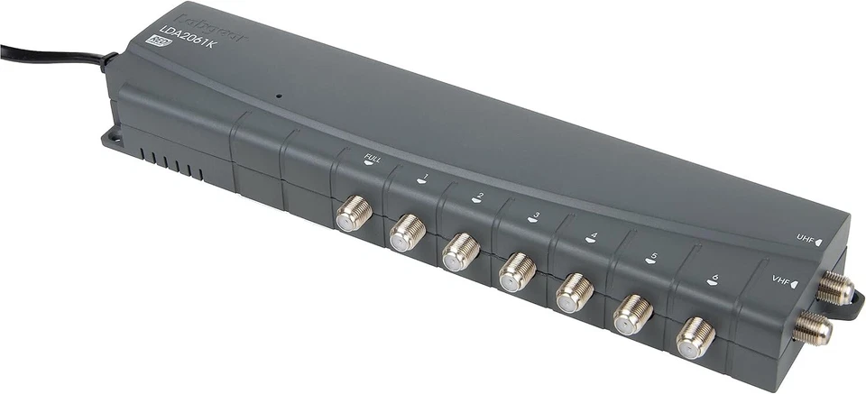 Labgear TV Signal Booster 6-Way Distribution Amplifier, F-Type, 4G/5G Filtered - Image 1 of 1