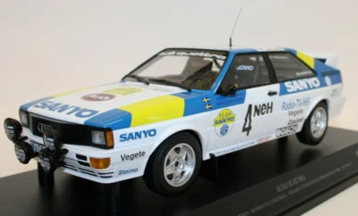 Minichamps 1/18 Diecast 155 821105 Audi Quattro Sport Blomqvist Swedish Rally 82 - Immagine 1 di 4