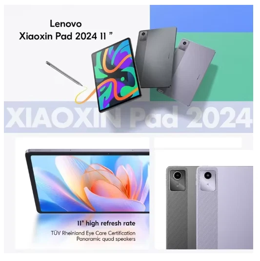 Lenovo XiaoXin Pad 2024 Tablet 8GB 128GB Pads Qualcomm Snapdragon 685 Octa Core - Image 1 of 4