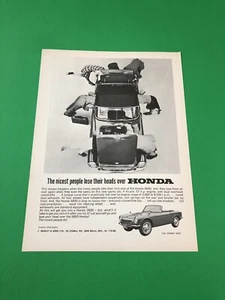 1965 1966 HONDA S600 S 600 VINTAGE ORIGINAL PRINT AD ADVERTISEMENT PRINTED - Bild 1 von 1