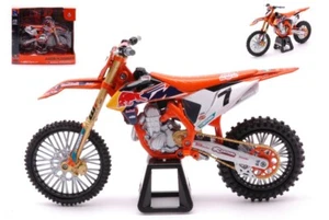 MODELLINO MOTO STATICO NEW RAY KTM REDBULL 450 SX-F #7 AARON PLESSINGER 1/12 - Foto 1 di 5