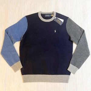Polo Ralph Lauren Strickpullover Wolle Alpaka Colorblock Rundhals - Bild 1 von 12