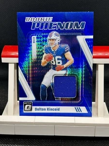 2023 Donruss Optik Dalton Kincaid Rookie Phenom Patch blau Hyper #RP-DK Rechnungen - Bild 1 von 3