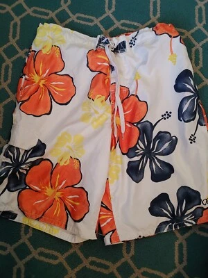 Bañador Ocean Pacific Board Shorts Naranja Amarillo Floral Talla XL Foto 1 de 4