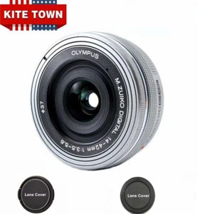 M.Zuiko 14-42mm f/3.5-5.6 EZ Silver Lens for Olympus Panasonic M4/3-Mount Camera - Picture 1 of 5