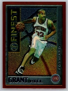 1995-96 Topps Finest - Mystery #M2 Grant Hill Detroit Pistons NBA Card - Picture 1 of 2