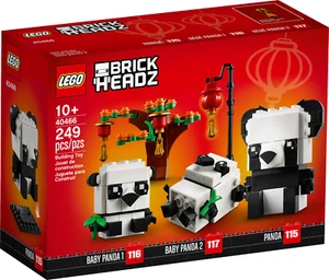 LEGO BRICKHEADZ 40466 Chinese New Year Pandas 116, 117, 115 New Factory Sealed - Picture 1 of 3