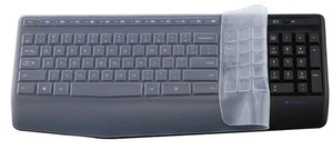 Clear Silicone Keyboard Protectors Cover Film For Logitech MK345 K345 - Picture 1 of 4