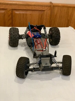 Traxxas Rustler 2wd RC 1/10 Stadium Truck Roller  Titan 12-T Motor & XL5 SC - Image 1 of 4