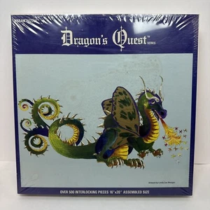 Sealed Vintage Dragon's Quest 500+ Jigsaw Puzzle Nordev Linda Morgan Fantasy - Picture 1 of 7