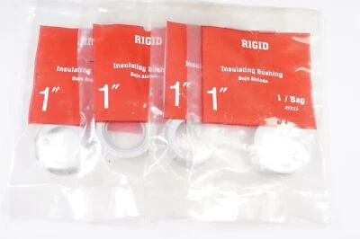 Lot of 4 49323 Sigma Electric 1" Conduit Plastic Insulating Bushing Rigid / IMC - Image 1 of 3
