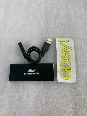 NEW Kingwin KM-U3NGFF USB 3.0 to NGFF M.2 SSD Extrnl Enclosure Adapter Free S/H - Image 1 of 4