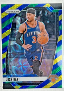 Mira telescópica Josh Hart 2024-25 Panini Prizm #196 azul amarillo y verde SP - Imagen 1 de 2