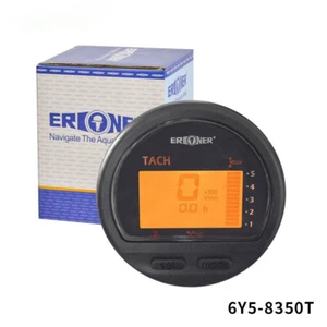 6Y5-8350T-20-00 Digital Multi-Function Gauge Tachometer Tach For Yamaha Outboard - Picture 1 of 6