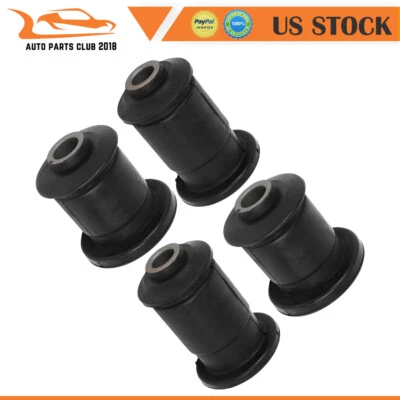 4pcs Front Lower Control Arm Bushing For 2001-2010 Chevrolet Silverado 2500 HD Foto 1 de 4