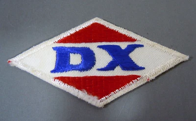 Vintage "DX"  Gas Embroidered Sew-On Uniform-Jacket Patch 4"x2" - Image 1 of 2