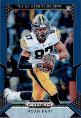 2019 Prizm Draft Picks Blue NOAH FANT RC Denver Broncos #129 - Image 1 of 2