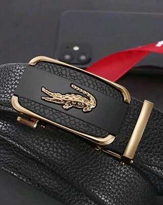 New Luxury Belt For Men leather, Automatic Buckle, Casual Versatile And Trendy   - Image 1 of 4