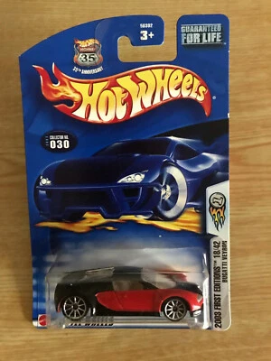 2003 Hot Wheels First Editions Bugatti Veyron 18/42 #30 NEW - Image 1 of 2